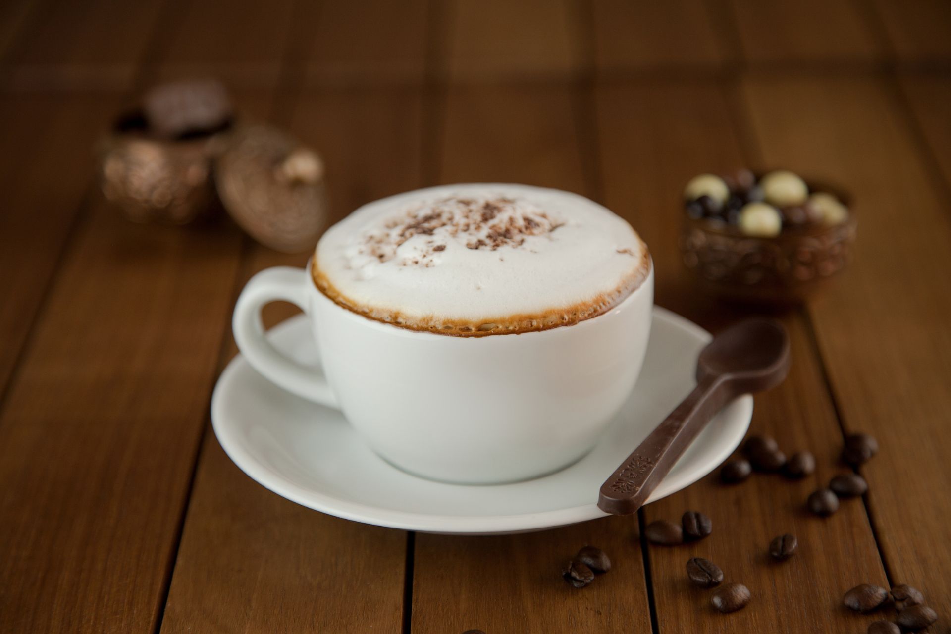 What Chocolate Goes On Top Of Cappuccino?