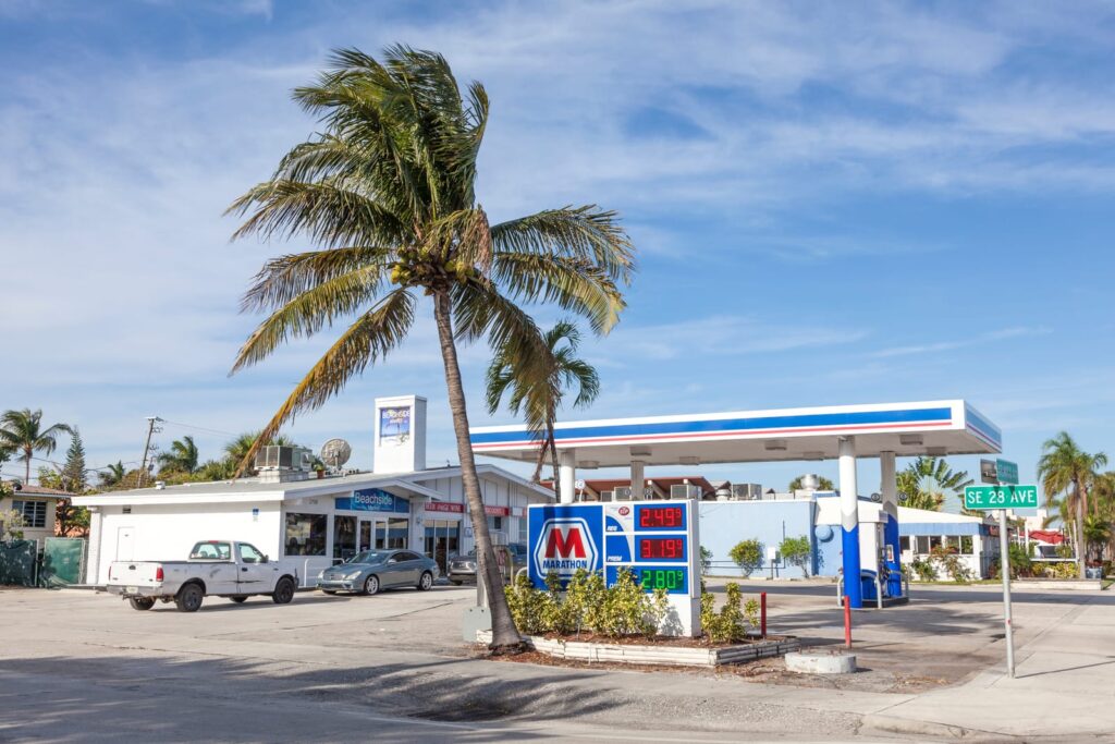 Gas station in pompano beach