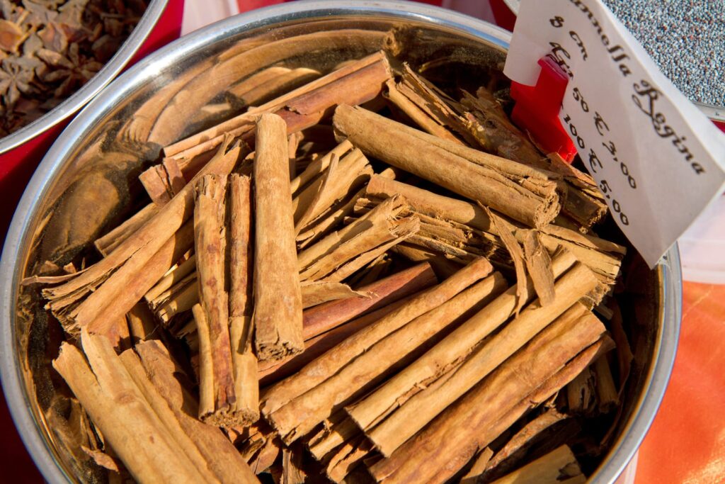 Sticks of cinnamon