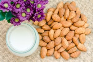 Almond with milk almonds